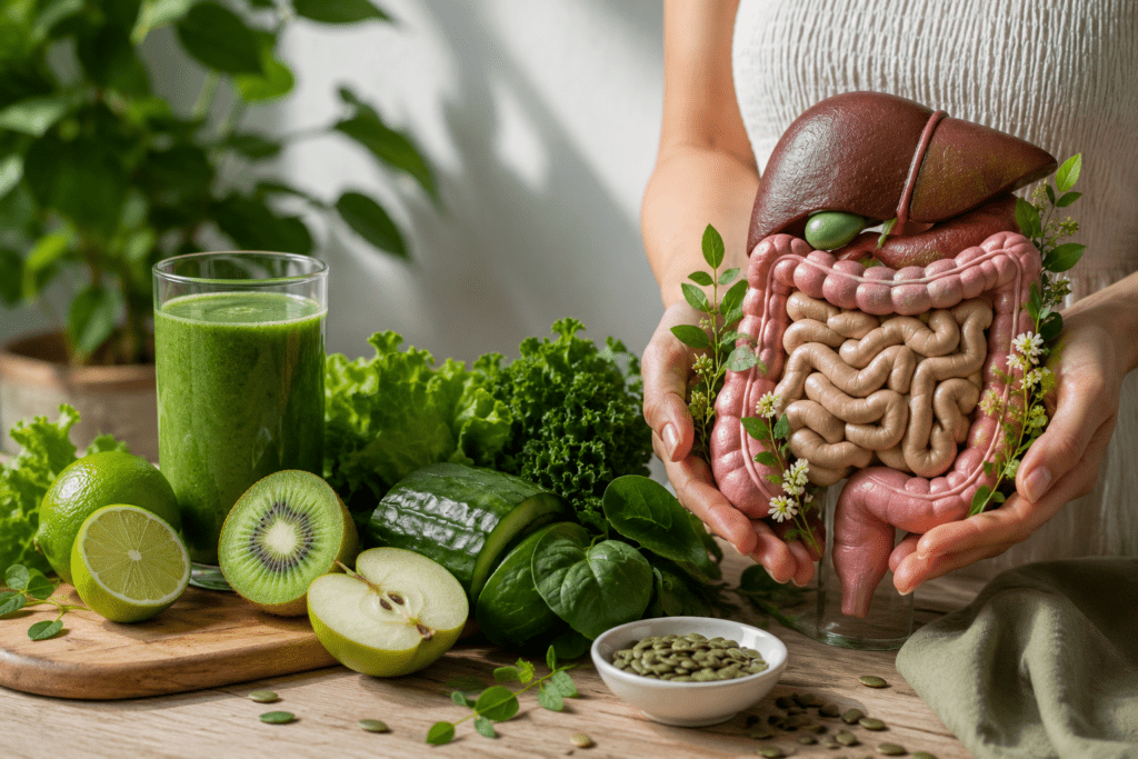 figado e intestino são responsáveis pela sua energia