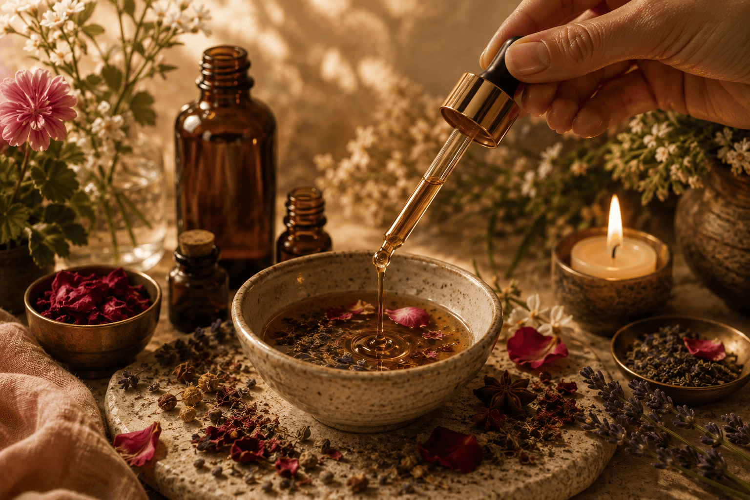 Flora Viva — experiência sensorial com aromas e óleos